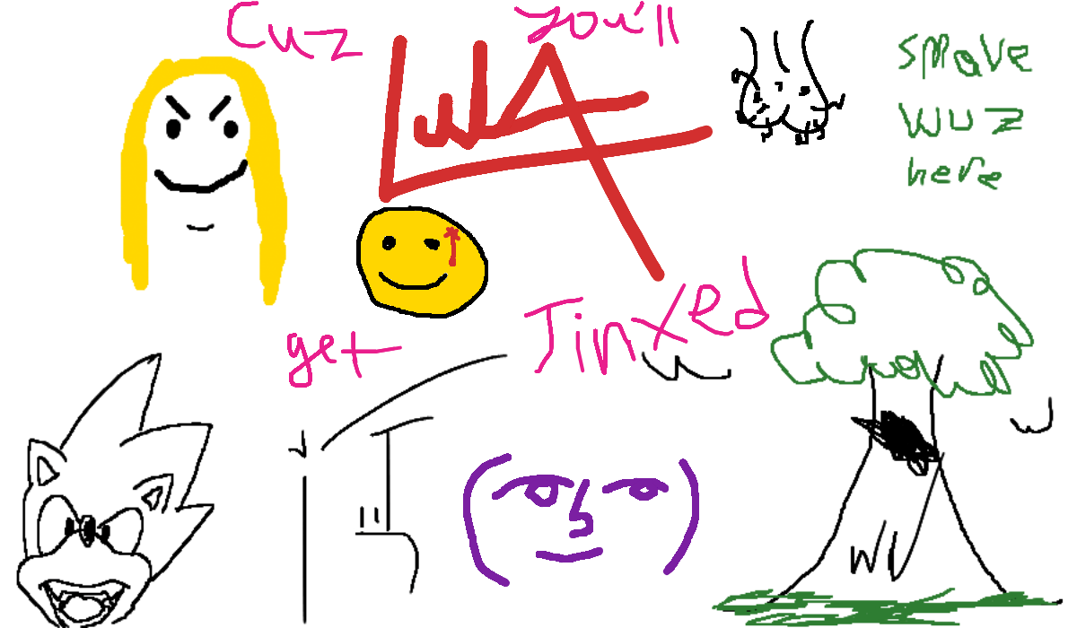 Painted canvas